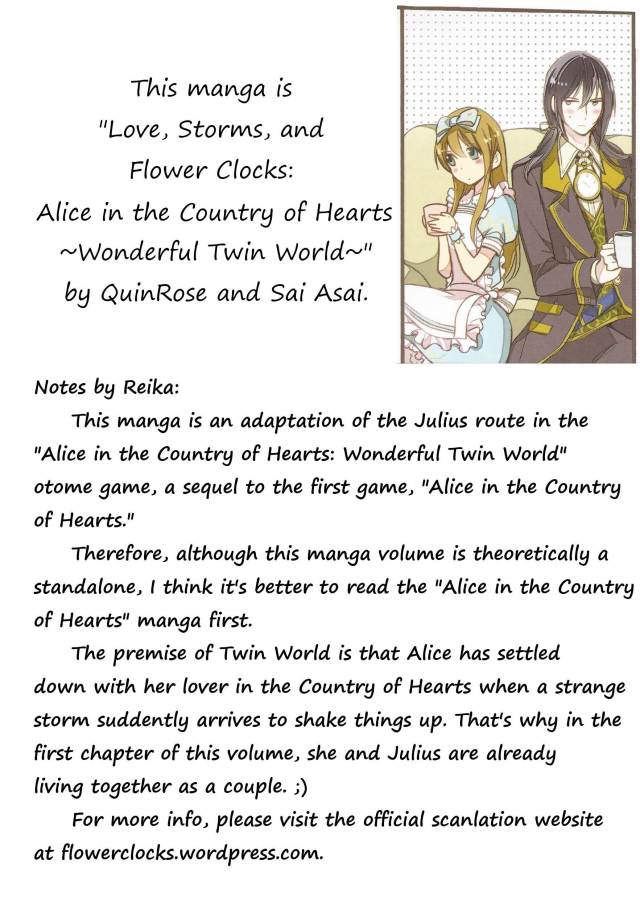 alice in twin world manga credits